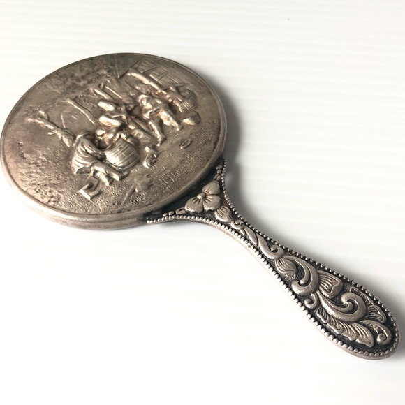 Denmark S&F 297 Small Hand Mirror Rare - Picture 6 of 11